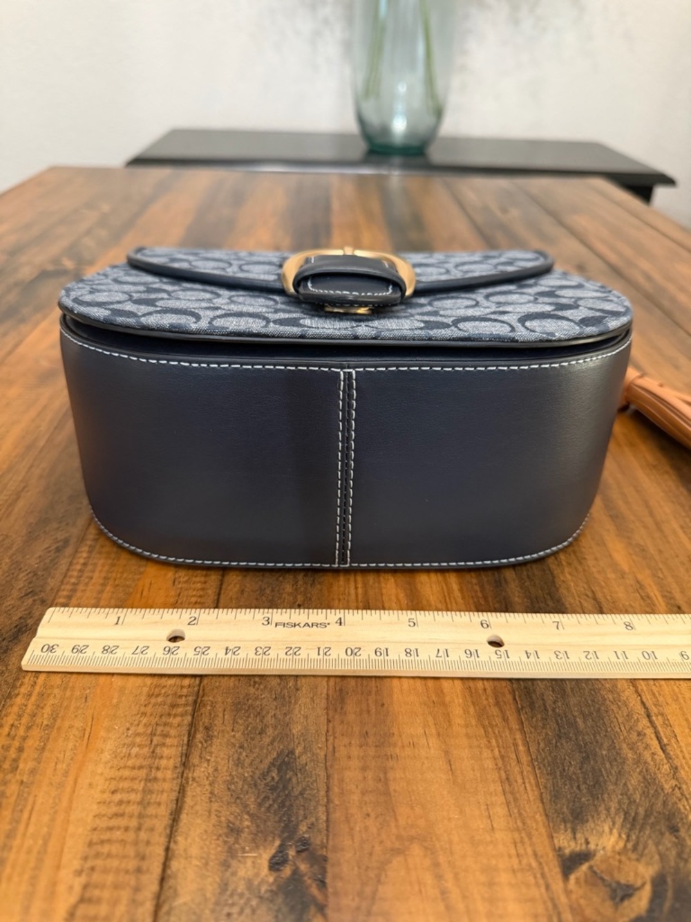 Coach Kleo Bag in Signature Chambray, Denim Blue - Picture 4 of 13